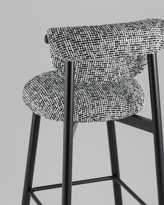 Стул барный Stool Group Стул барный Брэнан черно-белый арт. УТ000042878