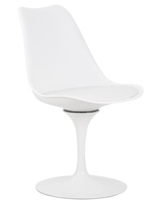 Стул DOBRIN Стул обеденный DOBRIN TULIP, белое основание, цвет белый (W-02) арт. LMZL-PP635E_W-M_P-W-02