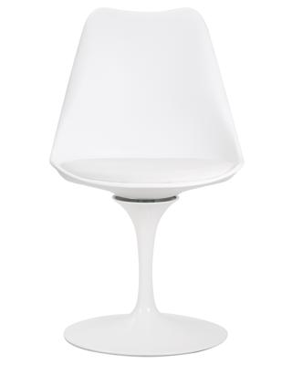 Стул DOBRIN Стул обеденный DOBRIN TULIP, белое основание, цвет белый (W-02) арт. LMZL-PP635E_W-M_P-W-02