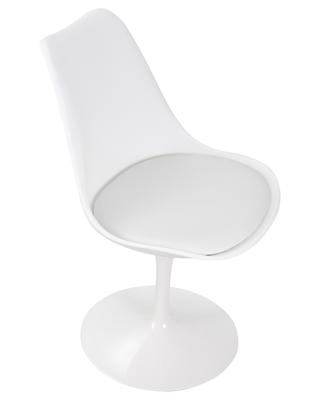 Стул DOBRIN Стул обеденный DOBRIN TULIP, белое основание, цвет белый (W-02) арт. LMZL-PP635E_W-M_P-W-02