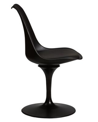 Стул DOBRIN Стул обеденный DOBRIN TULIP, черное основание, цвет черный (B-03) арт. LMZL-PP635E_B-M_P-B-03