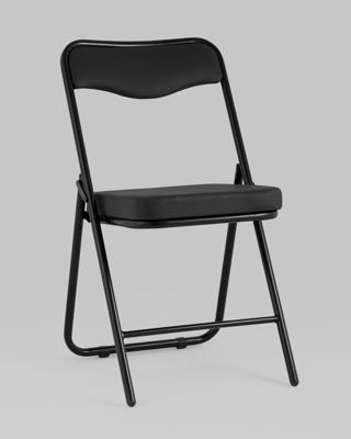 Стул Stool Group Стул складной Джонни иск.кожа черный, каркас черный матовый арт. УТ000043450