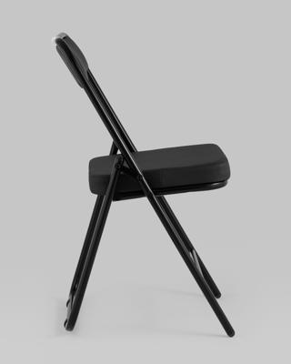 Стул Stool Group Стул складной Джонни иск.кожа черный, каркас черный матовый арт. УТ000043450