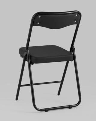 Стул Stool Group Стул складной Джонни иск.кожа черный, каркас черный матовый арт. УТ000043450