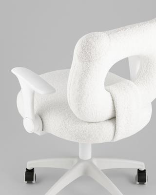 Кресло компьютерное TopChairs Кресло детское TopChairs 2590 белый тедди арт. УТ000043126