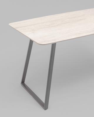 Стол Stool Group Стол обеденный Vermont 140х80 см керамика травертин арт. УТ000043022