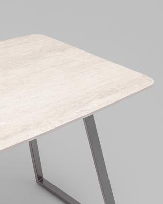 Стол Stool Group Стол обеденный Vermont 140х80 см керамика травертин арт. УТ000043022