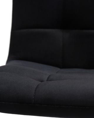 Стул DOBRIN Набор 4 шт Стул обеденный DOBRIN CHILLY, Черный Holland 75, основание черное арт. A_005-N_B-M_V-Holland-75