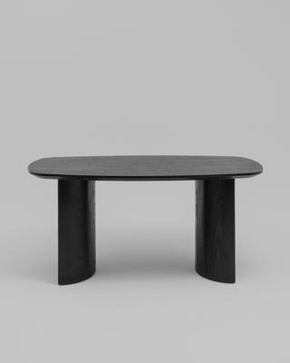 Стол Stool Group Стол обеденный Linudo 160х90 шпон дуба черный арт. УТ000043131