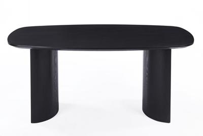 Стол Stool Group Стол обеденный Linudo 180х90 шпон дуба черный арт. УТ000043133