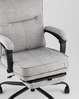 Офисное кресло TopChairs Кресло офисное TopChairs 6078A светло-серый арт. УТ000043097