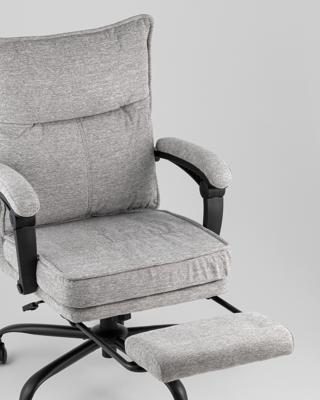 Офисное кресло TopChairs Кресло офисное TopChairs 6078A светло-серый арт. УТ000043097