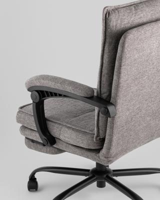 Офисное кресло TopChairs Кресло офисное TopChairs 6078A тёмно-серый арт. УТ000043096