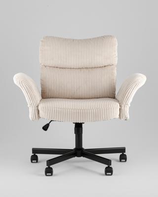 Офисное кресло TopChairs Кресло офисное TopChairs 6187 с откидными подлокотниками кремовый арт. УТ000043098