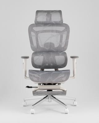 Офисное кресло TopChairs Кресло офисное TopChairs Nimbus белая сетка белый пластик арт. УТ000043095