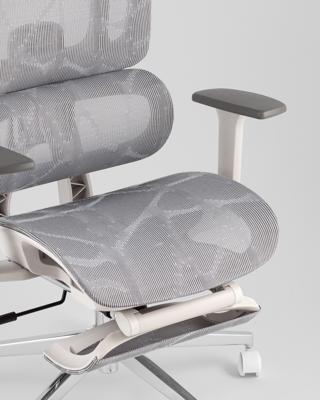 Офисное кресло TopChairs Кресло офисное TopChairs Nimbus белая сетка белый пластик арт. УТ000043095