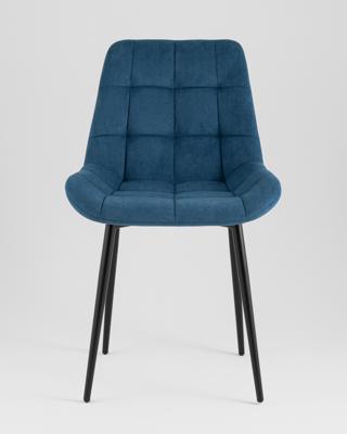 Комплект Stool Group Стул Флекс Original велюр синий 4 шт. арт. УТ000042233