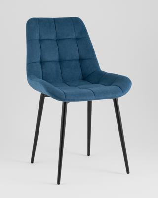 Комплект Stool Group Стул Флекс Original велюр синий 4 шт. арт. УТ000042233