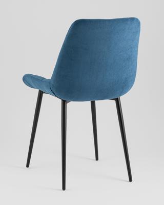 Комплект Stool Group Стул Флекс Original велюр синий 4 шт. арт. УТ000042233