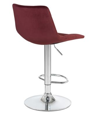 Стул барный DOBRIN Набор 2 шт Стул барный DOBRIN TAILOR, винный велюр (MJ9-35) арт. LM-5017-N_CH-M_V-MJ9-35