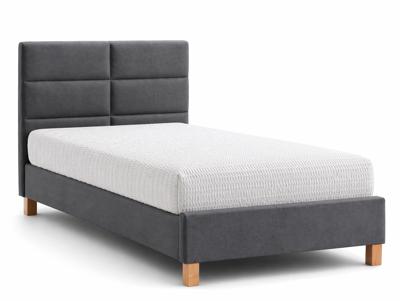 Кровать Signal Кровать SIGNAL SIERRA Velvet tap. 150 серый/дуб, 90/200 арт. SIERRAV90SZD