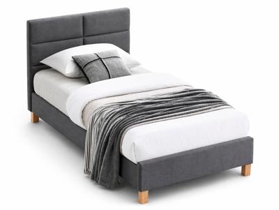 Кровать Signal Кровать SIGNAL SIERRA Velvet tap. 150 серый/дуб, 90/200 арт. SIERRAV90SZD