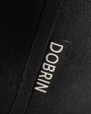 Стул DOBRIN Набор 2 шт Стул обеденный DOBRIN RICHARD, черные матовые ножки, черный велюр (V108-77) арт. LML-8202-N_B-M_V-V108-77