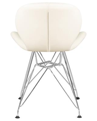 Стул DOBRIN Набор 4 шт Стул обеденный DOBRIN BUTTERFLY CHROME, ножки хром, цвет кремовый арт. LMZL-302A-N_CH-M_EL-cream