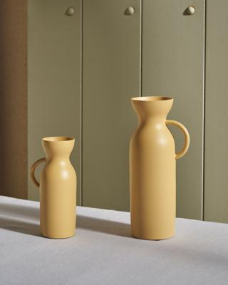 Ваза La Forma (ех Julia Grup) Pelras Ваза из горчичного алюминия 25 cm арт. 160300