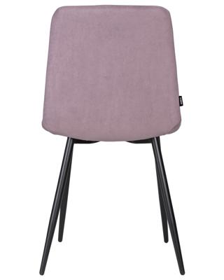 Стул DOBRIN Набор 4 шт Стул обеденный DOBRIN CHILLY ROMBO, Лавандовый Simple 48, основание черное арт. A006-N_B-M_V-Simple-48