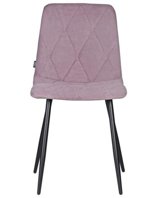 Стул DOBRIN Набор 4 шт Стул обеденный DOBRIN CHILLY ROMBO, Лавандовый Simple 48, основание черное арт. A006-N_B-M_V-Simple-48