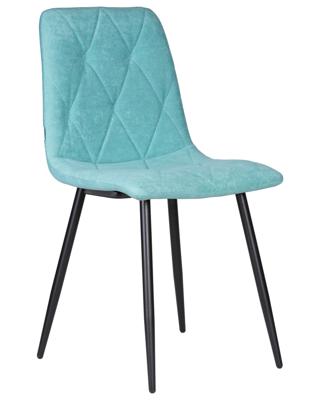 Стул DOBRIN Набор 4 шт Стул обеденный DOBRIN CHILLY ROMBO, Тиффани Simple 51, основание черное арт. A006-N_B-M_V-Simple-51