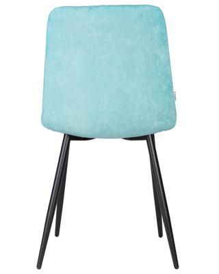 Стул DOBRIN Набор 4 шт Стул обеденный DOBRIN CHILLY ROMBO, Тиффани Simple 51, основание черное арт. A006-N_B-M_V-Simple-51