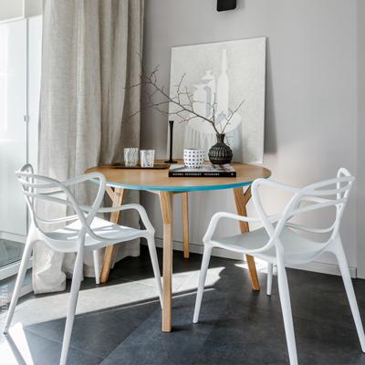 Стул Bradexhome Комплект из 4-х стульев Masters белый арт. FR 0215K