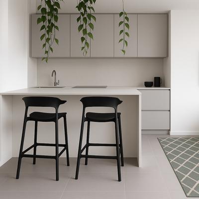 Стул Bradexhome Комплект из 2-х стульев полубарных Forma, чёрный арт. FR 0824P