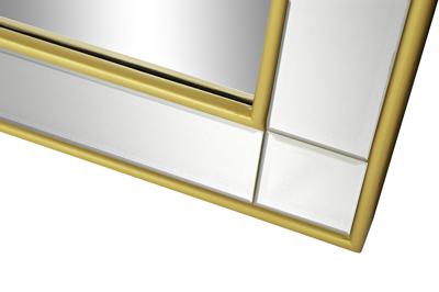Зеркало Garda Decor 19-OA-8172 Зеркало прямоугольное отделка цвет золото 74*104см арт. 19-OA-8172