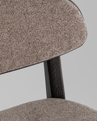 Стул Stool Group Стул Вея массив дуба черный букле мокка (1шт./уп) арт. УТ000043240
