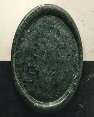 Аксессуар La Forma (ех Julia Grup) Поднос Lenorel из зеленого мрамора 43 x 28 см арт. 436976