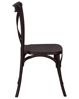 Стул DOBRIN Стул обеденный DOBRIN ZILAN, темно-коричневый (NX-BR-01) арт. LMZL-PP713_P-NX-BR-01