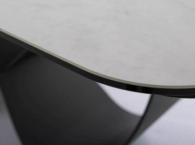 Стол Signal Стол обеденный SIGNAL INFINITY Ceramic Nature Cloud белый/черный 160-240/95 арт. INFINITYBC160