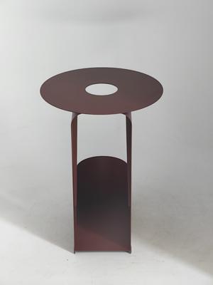 Стол журнальный Stool Group Журнальный столик Шальм металл бордовый арт. УТ000043011