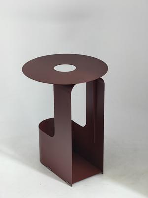 Стол журнальный Stool Group Журнальный столик Шальм металл бордовый арт. УТ000043011