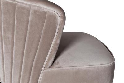 Мебель Garda Decor 48MY-4115-B PEG Стул барный велюр жемчужно-серый 53*59*108см арт. 48MY-4115-B PEG