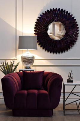 Лампа Garda Decor 22-88017 Лампа настольная плафон синий d38*65см арт. 22-88017