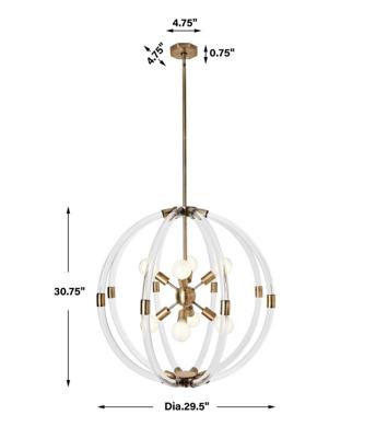 Абажур Uttermost Люстра ДОЛГОТА/LONGITUDE арт. ZN-441562