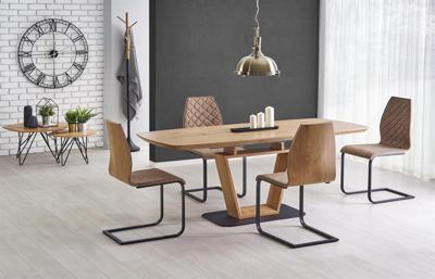 Стол Halmar Стол обеденный HALMAR BLACKY золотой дуб/золотой дуб 160-220/90 арт. V-CH-BLACKY-ST