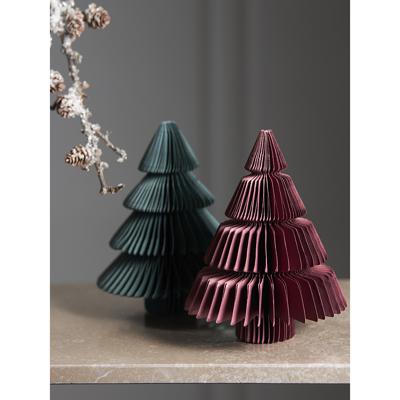 Аксессуар Tkano Декор новогодний honeycomb tree бордового цвета из коллекции new year essential, 18 см арт. TK23-NY_CTR0017
