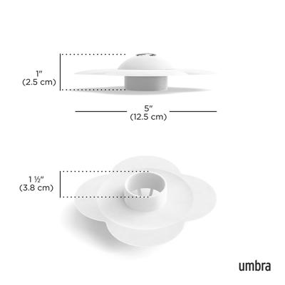 Аксессуары для ванной Umbra Фильтр для слива bloom, белый арт. 1024151-660