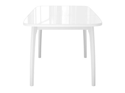 Стол DikLine M15 белый/стекло белое optiwhite арт. 00-00060576