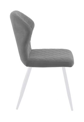 Стул DikLine 239М B22 GREY, ножки белые арт. 00-00063231